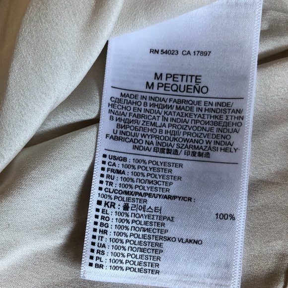 Brand New Women's Banana Republic Black and White Dressy Sleeveless Halter Top - Picture 6 of 7